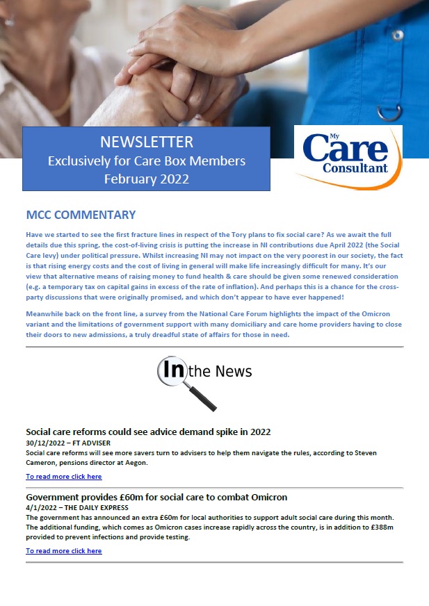 MCC Members-only Newsletter - February 2022