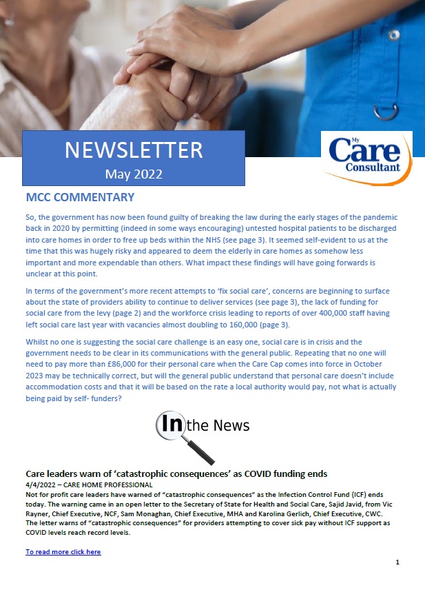 MCC Members-only Newsletter - April 2022